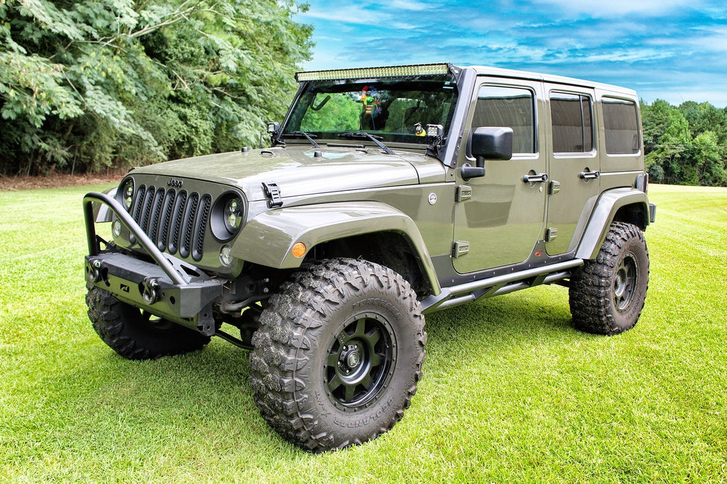 Motobilt Rocker Guards Frame Mounted Rocker Guards for Jeep JKU 4 Door Motobilt - MB1158-JKU - Motobilt