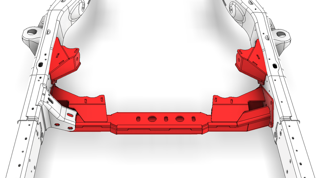 Motobilt Suspension Kit Front 3 or 4 Link Suspension Bracket Kit for 2018-Present Jeep JLU Motobilt - MB7007 - Motobilt