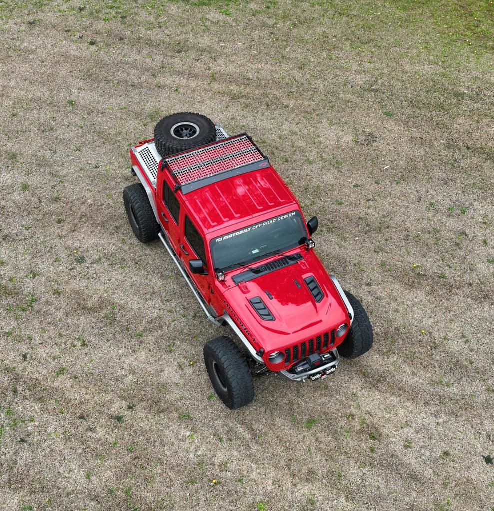 Motobilt Cargo Rack Half Cab Roof Rack for Jeep JT Gladiator Motobilt - MB5059 - Motobilt