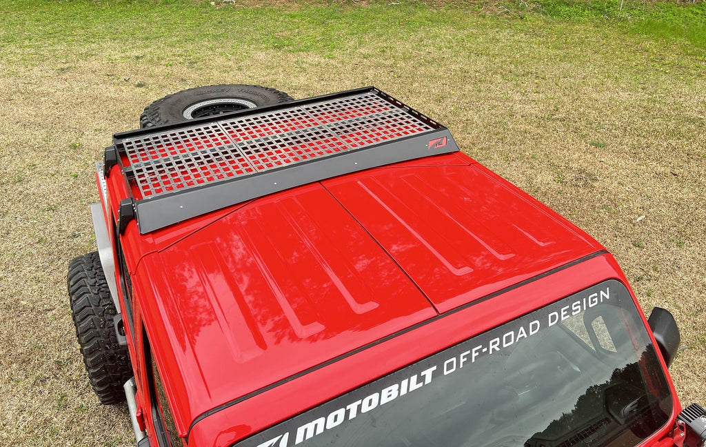Motobilt Cargo Rack Half Cab Roof Rack for Jeep JT Gladiator Motobilt - MB5059 - Motobilt
