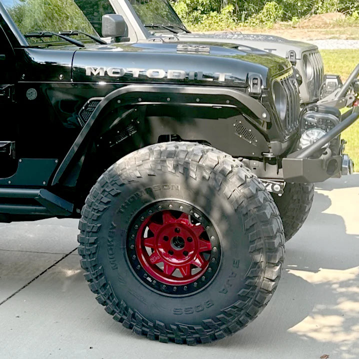 Motobilt Inner Fender Kit High Clearance Front Inner Fenders for Jeep JL/JLU/JT for 40"+ Tires