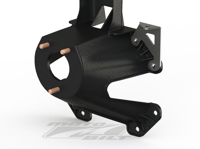 Motobilt CB Antenna Mounts Jeep JK CB Antenna Mount 07-18 Wrangler JK Steel Kit Motobilt - MB2012 - Motobilt