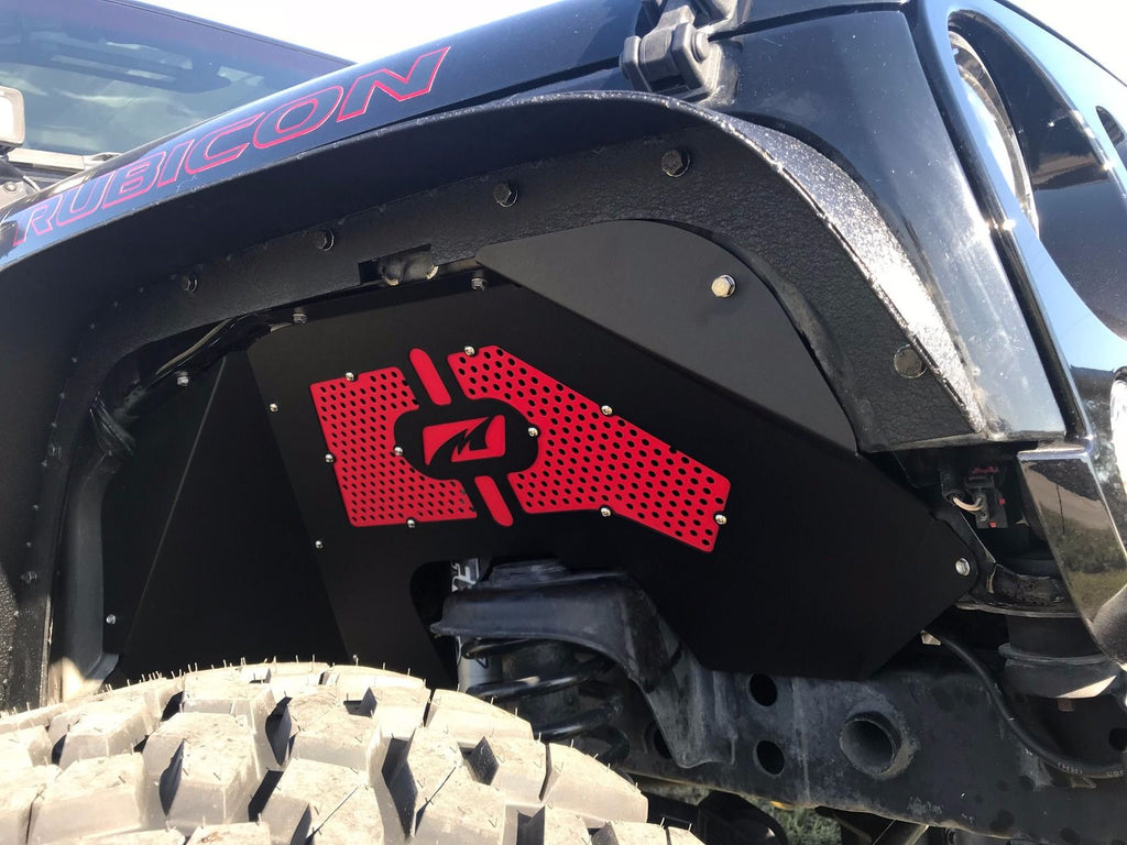 Motobilt Inner Fender Kit Jeep JK Front Inner Fenders 07-18 Wrangler JK Aluminum Motobilt - MB1070 - Motobilt