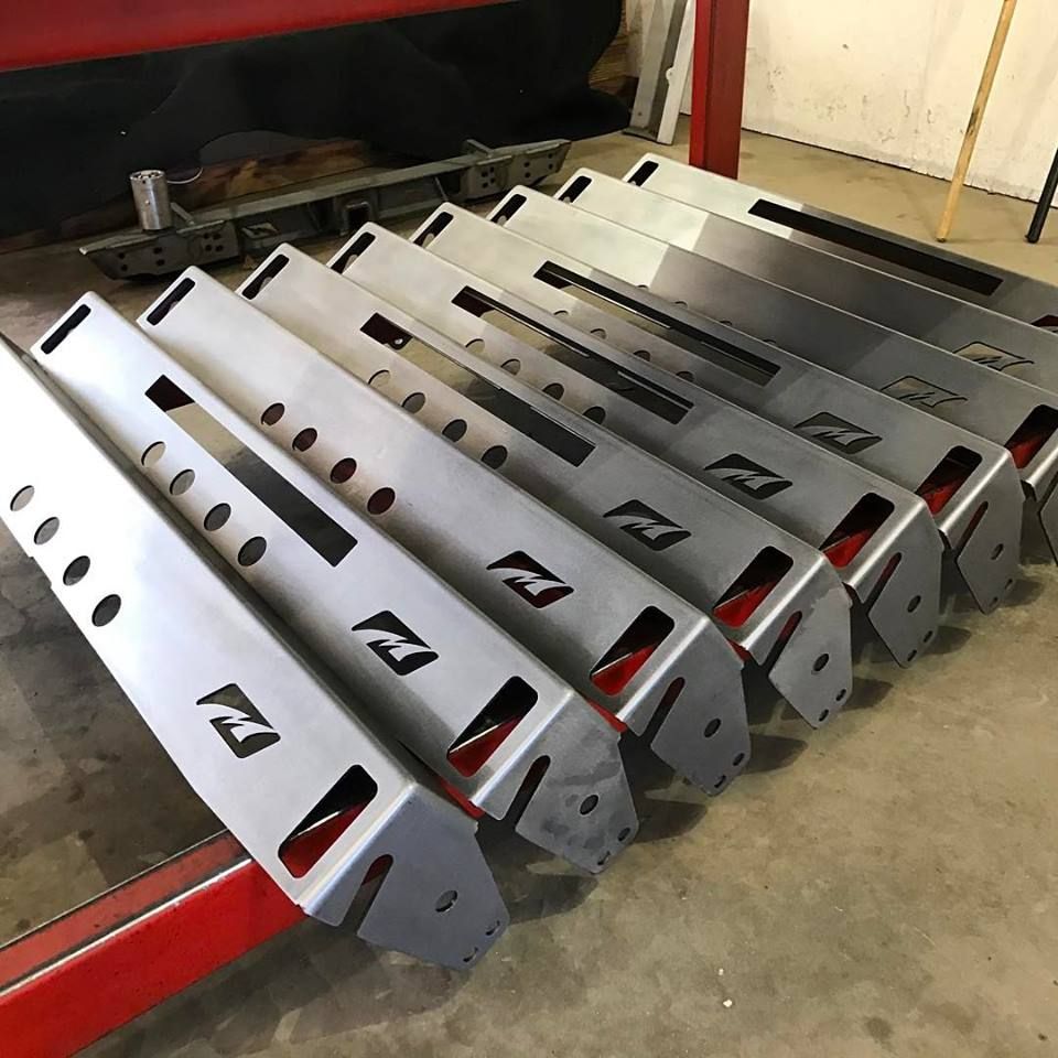 Motobilt Rear Bumpers Jeep JK Micro Rear Bumper W/Light Bar Cut Out 07-18 Wrangler JK Bare Steel Motobilt - MB1039 - Motobilt
