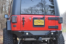 Load image into Gallery viewer, Motobilt Rear Bumpers Jeep JK Rear Bumper 07-18 Wrangler JK Crusher Series Bare Steel Motobilt - MB1072 - Motobilt
