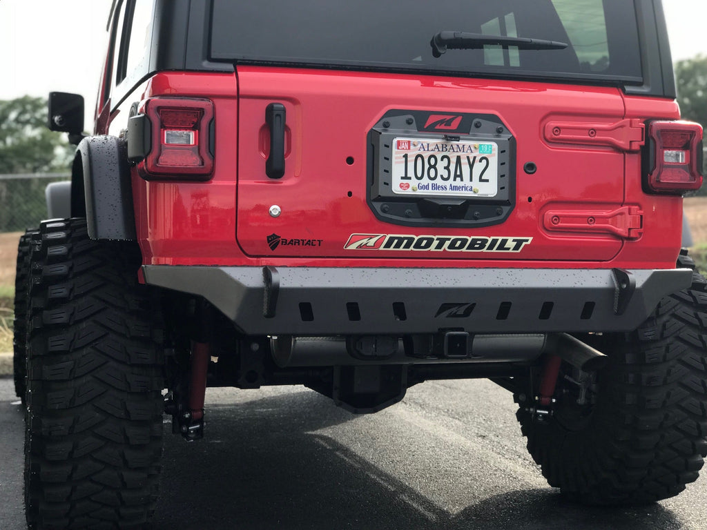 Motobilt Rear Bumpers Jeep JL Rear Bumper Crusher No Spare 2018-Pres Wrangler JL Motobilt - MB1079 - Motobilt