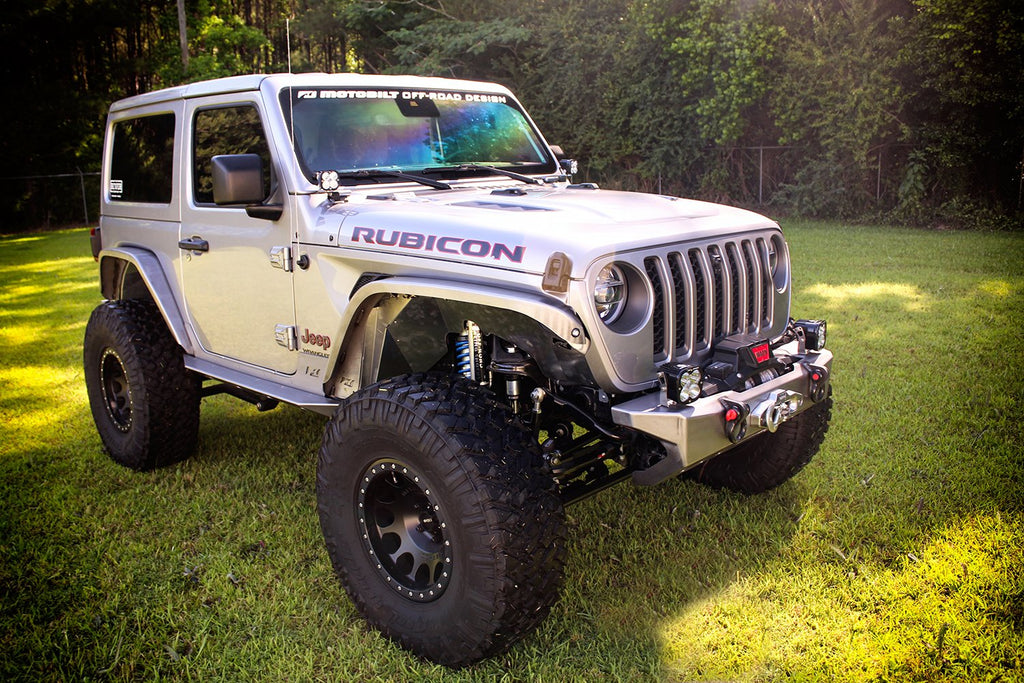 Motobilt Rocker Guards Jeep JL Rocker Guards w/ Step for 18-Pres Wrangler JL 2 Door Motobilt - MB1155 - Motobilt