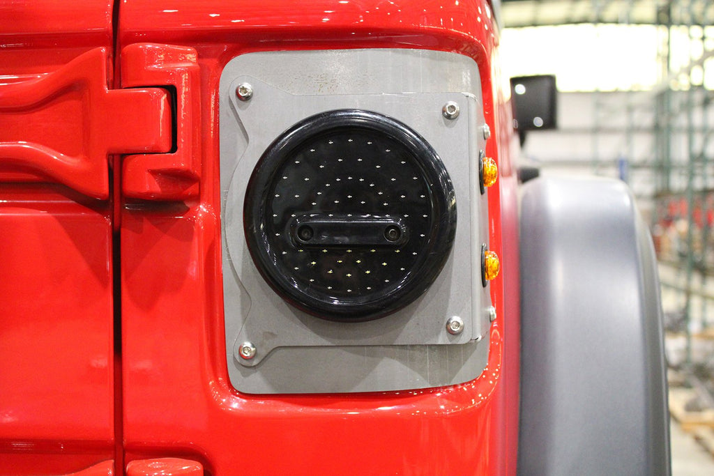Motobilt Tail light Jeep JL Round Tail Light Conversion Kit for Wrangler JL w/o Sensors Motobilt - MB5521 - Motobilt
