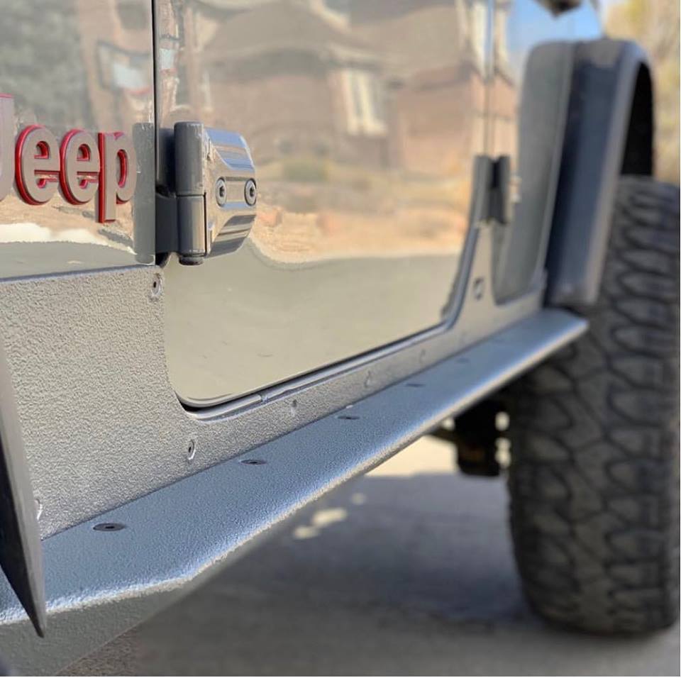 Motobilt License Plate Bracket Jeep JL Spare Tire Tag Relocation Kit With Camera Mount Motobilt - MB1096 - Motobilt