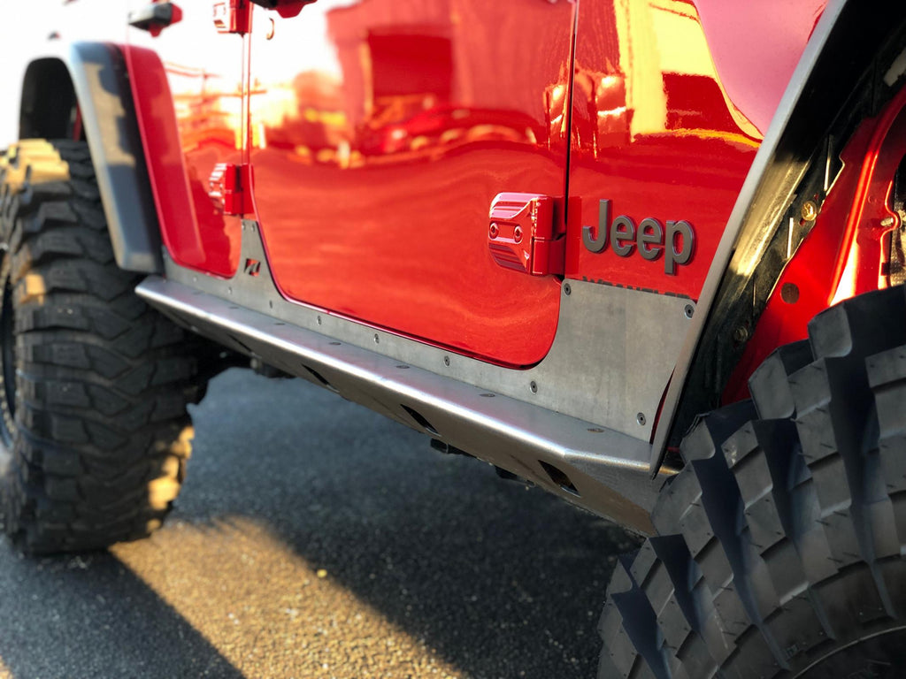 Motobilt License Plate Bracket Jeep JL Spare Tire Tag Relocation Kit With Camera Mount Motobilt - MB1096 - Motobilt