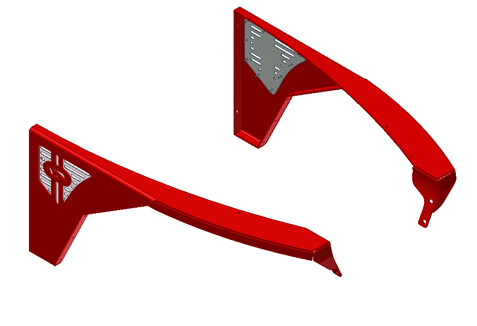Motobilt Fenders Jeep TJ Fenders 0 Inch Flare No Inner Fender Flat Fender 97-06 Wrangler TJ/LJ Pair Motobilt - MB1082-0 - Motobilt