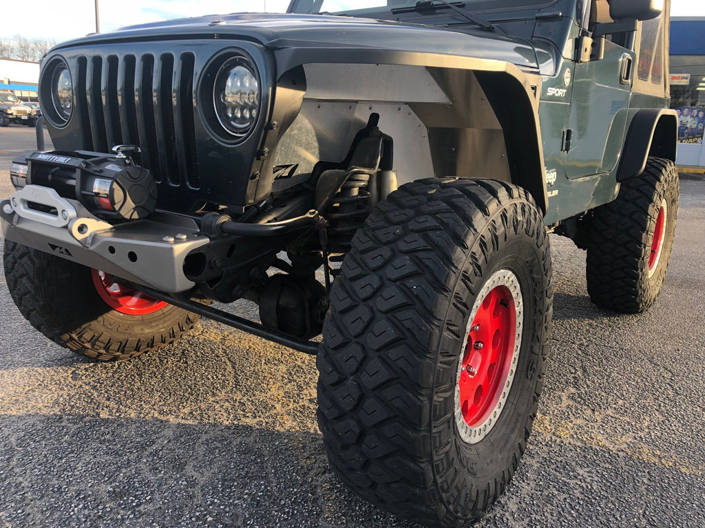 Motobilt Fenders Jeep TJ Fenders 4 Inch Flare No Inner Fender High Line 97-06 Wrangler TJ/LJ Pair Motobilt - MB1083-4 - Motobilt