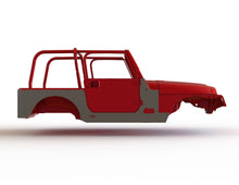 Load image into Gallery viewer, Motobilt Rocker Guards Jeep TJ/LJ Body Tub Armor Motobilt - MB1074 - Motobilt