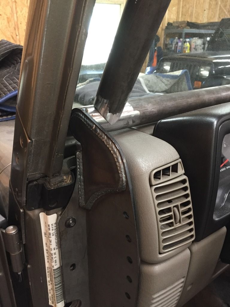 Motobilt Roll Cages and Related Parts Jeep TJ/LJ Cage Dash Tie In 97-06 Wrangler TJ/TJ Unlimited Motobilt - MB3006 - Motobilt
