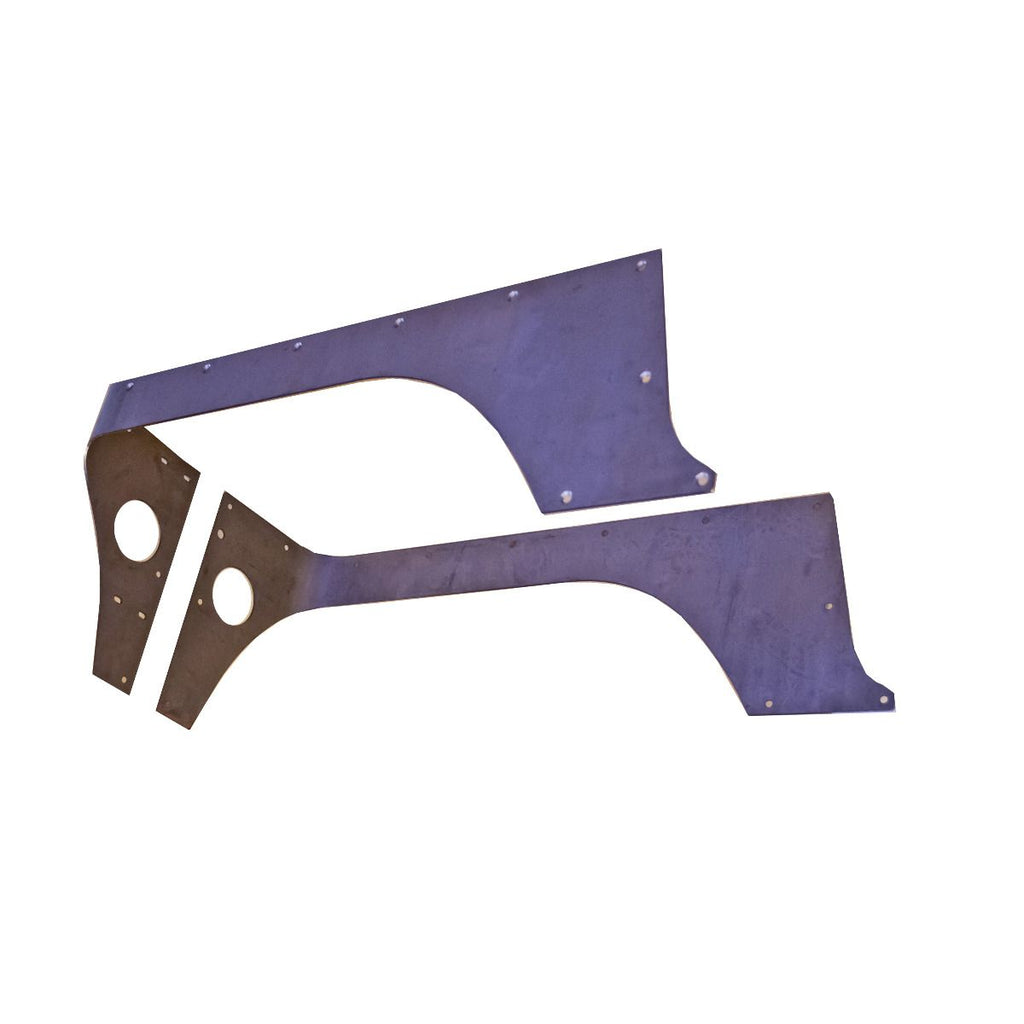 Motobilt Corner Armor Jeep YJ Competition Cut Corners Bare Steel Pair Motobilt - MB1049 - Motobilt