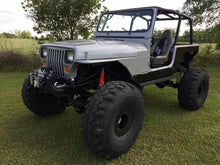 Load image into Gallery viewer, Motobilt Rocker Guards Jeep YJ Rocker Guards For Competition Corners 87-95 Wrangler YJ Bare Steel Motobilt - MB1043 - Motobilt