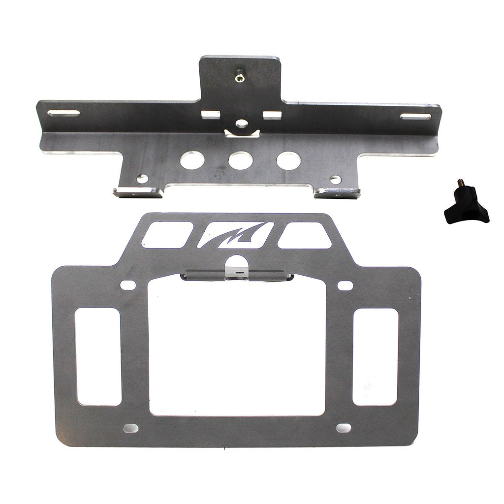 Motobilt License Plate Bracket License Plate Relocator/Light Mount for JK-JL (w/ Backup Camera Mount) For Jeep JK|Jeep JL Motobilt - MB1129-MB1130 - Motobilt