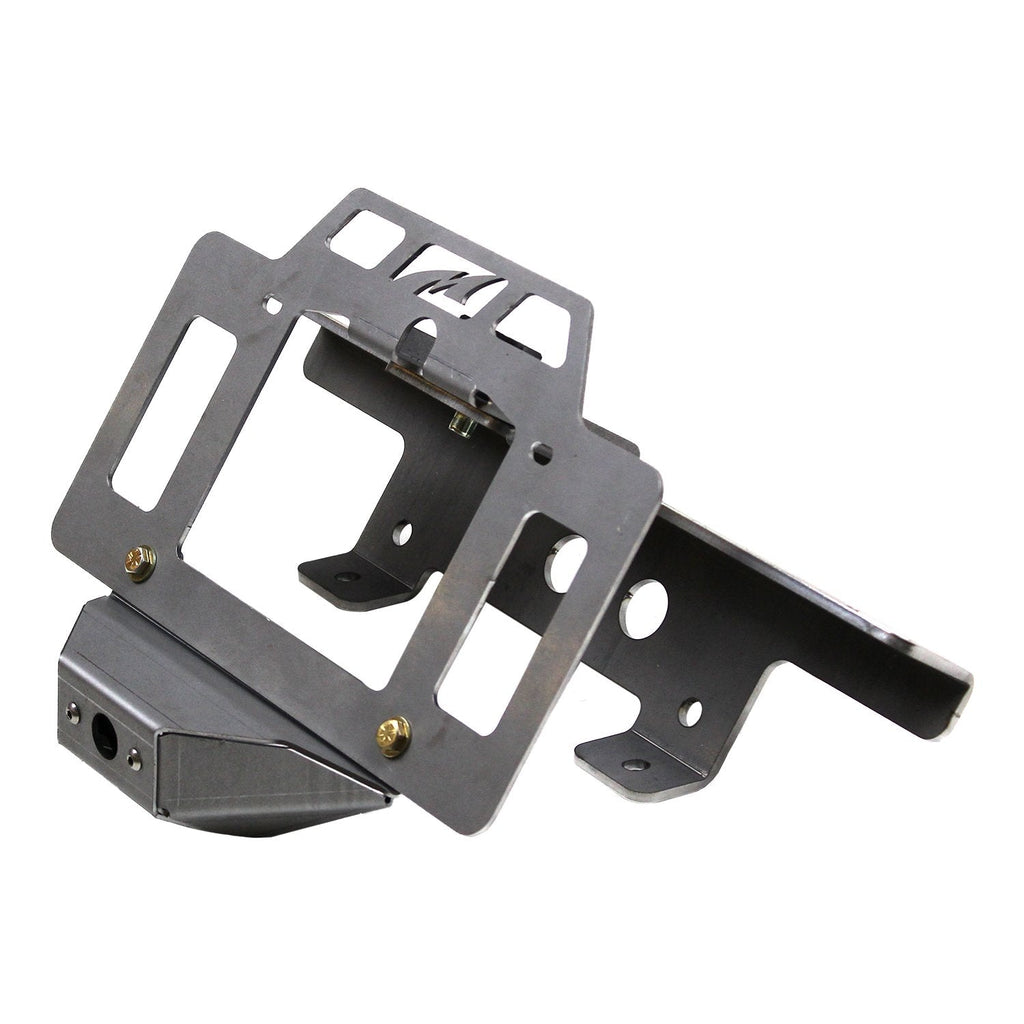 Motobilt License Plate Bracket License Plate Relocator/Light Mount for JK-JL (w/ Backup Camera Mount) For Jeep JK|Jeep JL Motobilt - MB1129-MB1130 - Motobilt