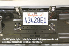 Load image into Gallery viewer, Motobilt License Plate Bracket License Plate Relocator/Light Mount for JK-JL (w/ Backup Camera Mount) For Jeep JK|Jeep JL Motobilt - MB1129-MB1130 - Motobilt
