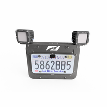 Load image into Gallery viewer, Motobilt License Plate Bracket Light Mount for JK Tag Mount Raw Steel Motobilt - MB2130 - Motobilt