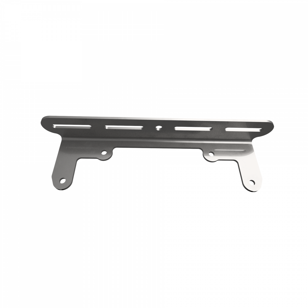 Motobilt License Plate Bracket Light Mount for JK Tag Mount Raw Steel Motobilt - MB2130 - Motobilt