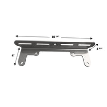 Load image into Gallery viewer, Motobilt License Plate Bracket Light Mount for JK Tag Mount Raw Steel Motobilt - MB2130 - Motobilt