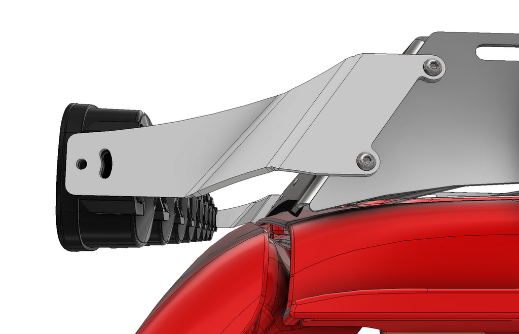 Motobilt Roof Rack Mounts Linkable Light Bar Roof Rack Bracket for Baja Designs Motobilt - MB5067 - Motobilt