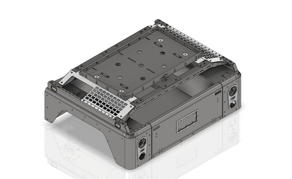 Motobilt Tire Carriers Motobed Tire Carrier Rack Cargo Rack Basket Adapter Motobilt - MB5069 - Motobilt