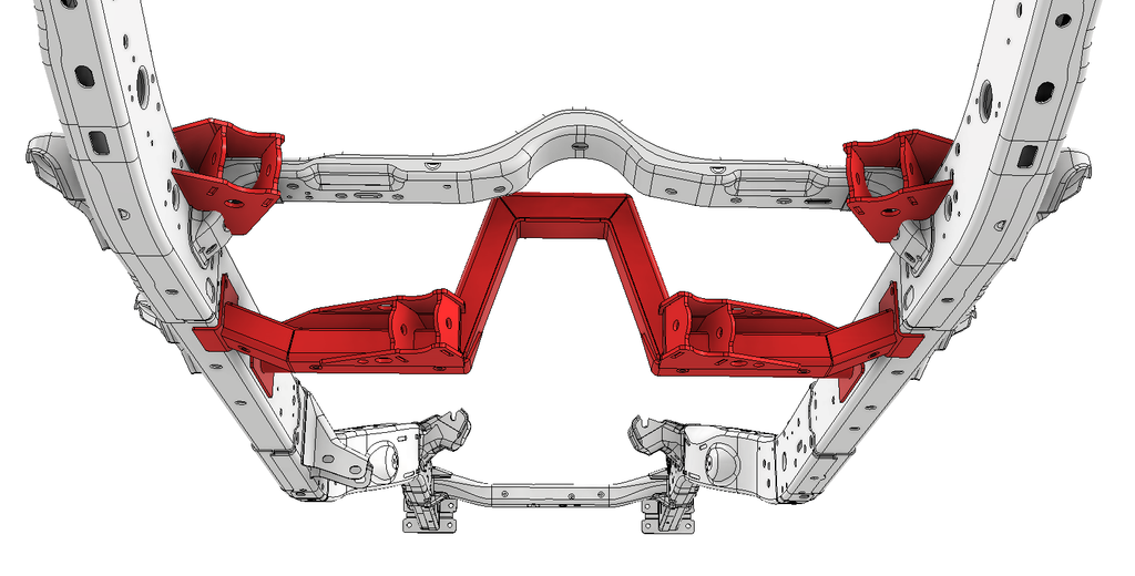Motobilt Suspension Kit Rear 4 Link Suspension Bracket Kit for 2018-Present Jeep JLU Motobilt - MB7008 - Motobilt