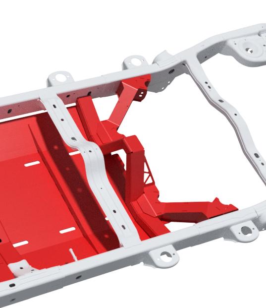 Motobilt Crossmember Rear Lower Link Crossmember For Jeep JKU Bare Steel Motobilt - MB3028 - Motobilt