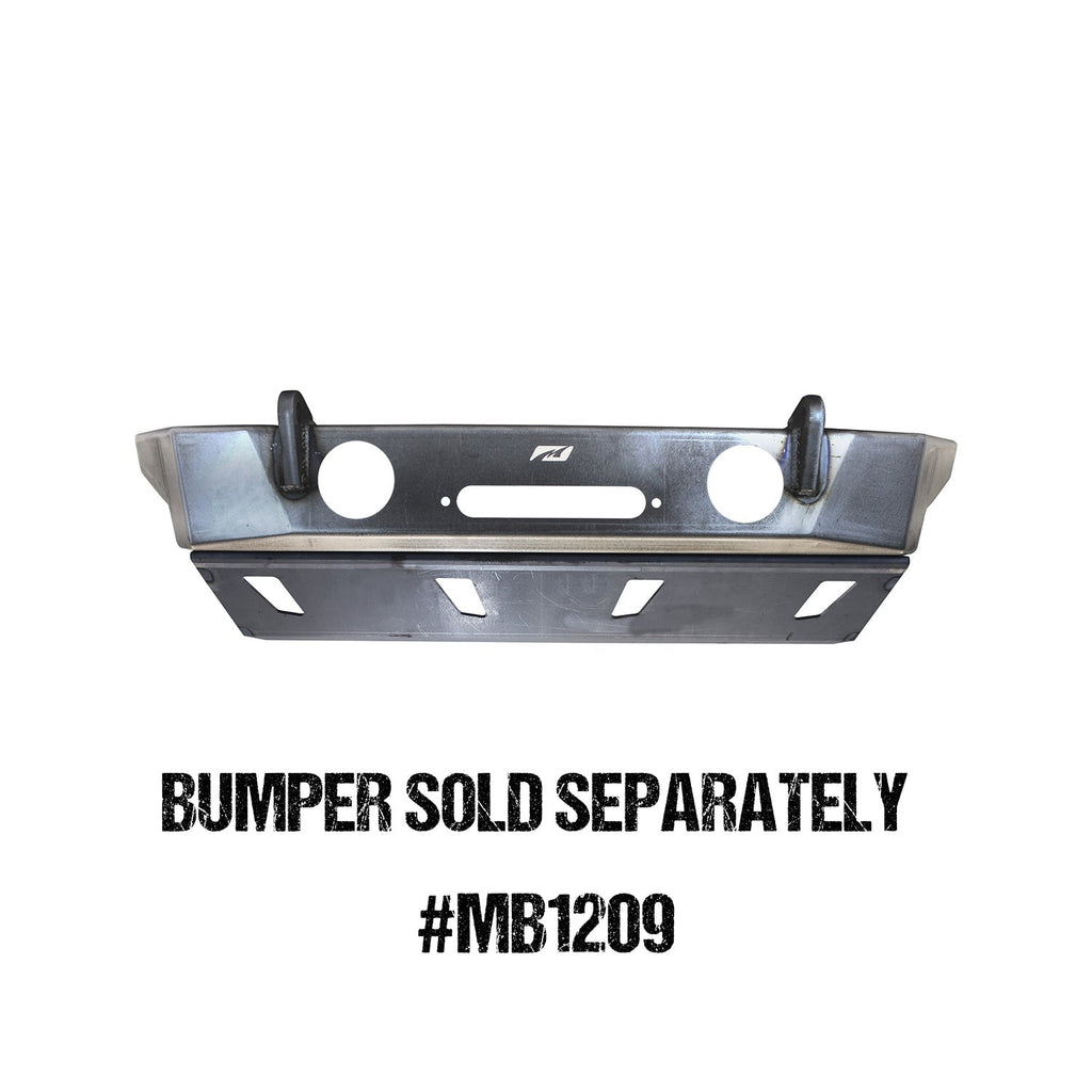 Motobilt Bumper Skid Plate Skid Plate for Crusher HD Front Bumper for Jeep JK/JKU Motobilt - MB1210 - Motobilt