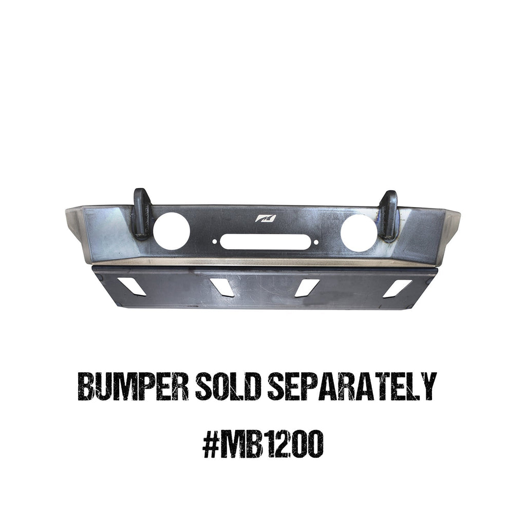 Motobilt Front Bumpers Skid Plate for Crusher Series HD Front Bumper for 18-Present Jeep JL Motobilt - MB1201 - Motobilt