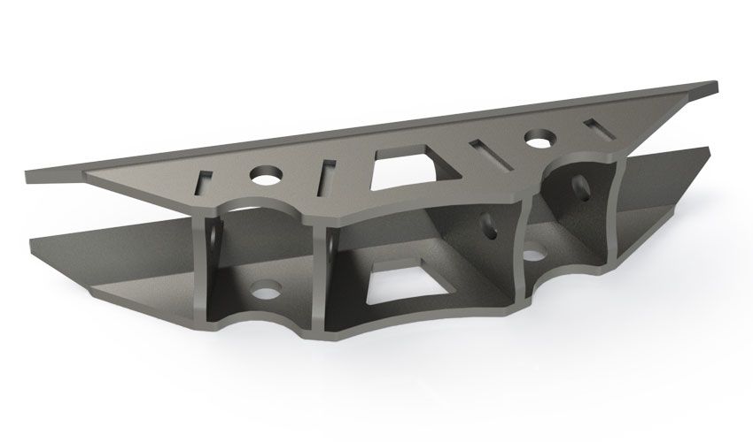 Motobilt Link Suspension Brackets and Tabs Triangulated Lower Link Mount Large For 1.75 Inch OD Round Tube Motobilt - MB1520 - Motobilt