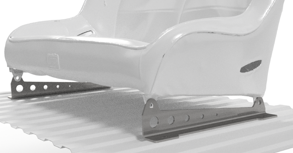 Motobilt Seat Mounting Bracket Universal Rear Seat Mounts for PRP Seats Motobilt - MB2164 - Motobilt