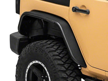 Load image into Gallery viewer, Officially Licensed Jeep Fender Flares Officially Licensed Jeep 07-18 Jeep Wrangler JK Tubular Fender Flares w/ Jeep Logo- Rear
