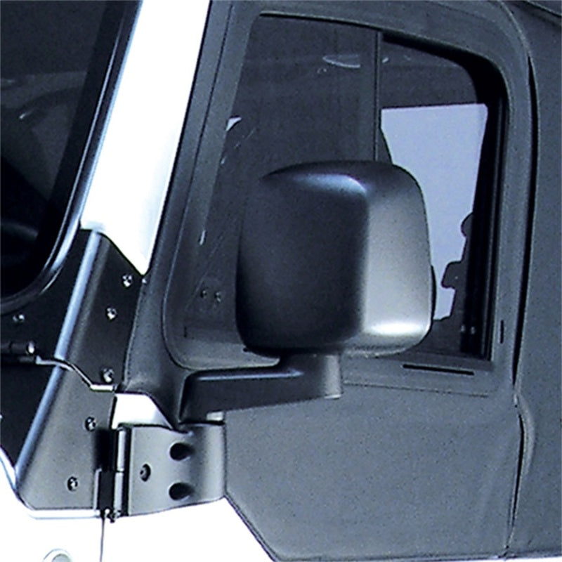 OMIX Exterior Trim Omix Door Mirror Black Left- 87-06 Jeep Wrangler