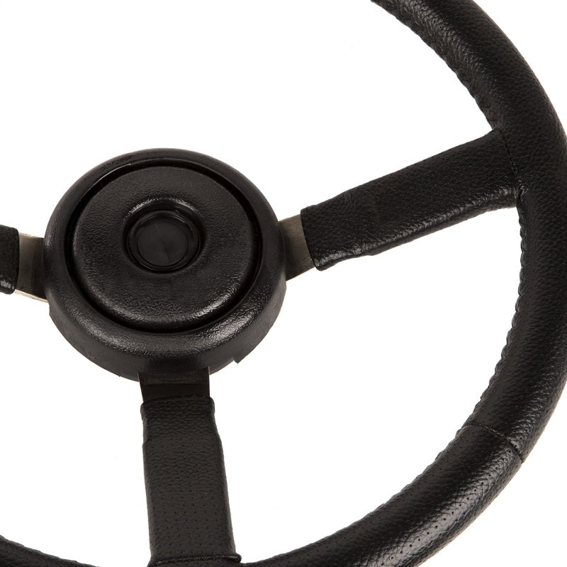 OMIX Steering Wheels Omix Steering Wheel Sport Leather Black- Jeep XJ/YJ