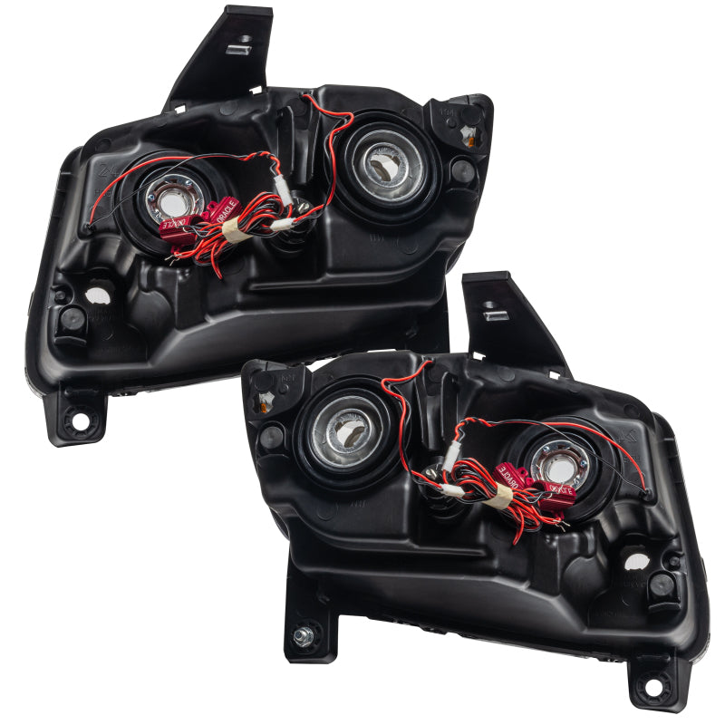 ORACLE Lighting Headlights Oracle 11-13 Jeep Grand Cherokee SMD HL (Non-HID)-Chrome - ColorSHIFT w/ BC1 Controller