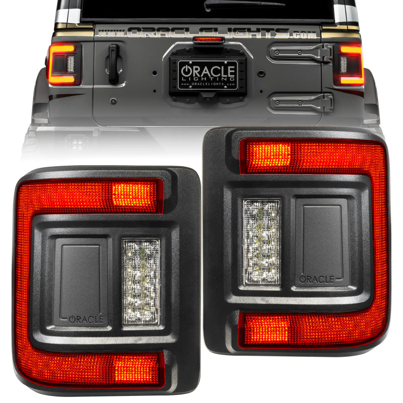 ORACLE Lighting Tail Lights Oracle 2018+ Jeep Wrangler Rubicon/Sport LED Flush Mount Tail Light - Tinted