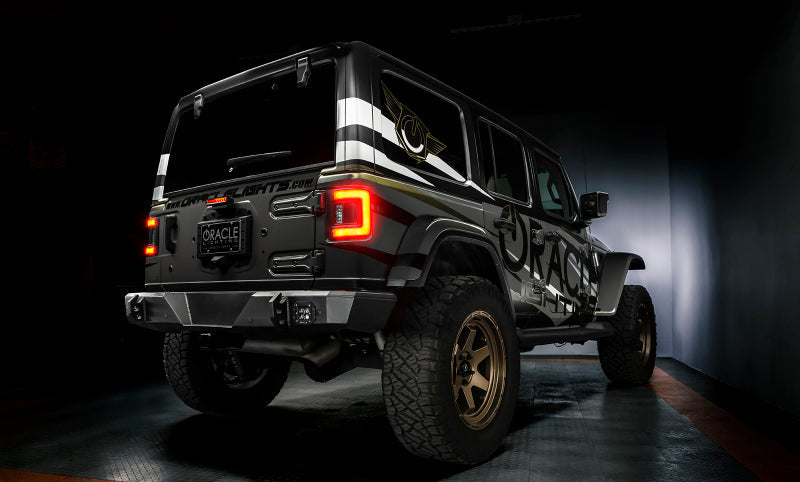ORACLE Lighting Tail Lights Oracle 2018+ Jeep Wrangler Rubicon/Sport LED Flush Mount Tail Light - Tinted