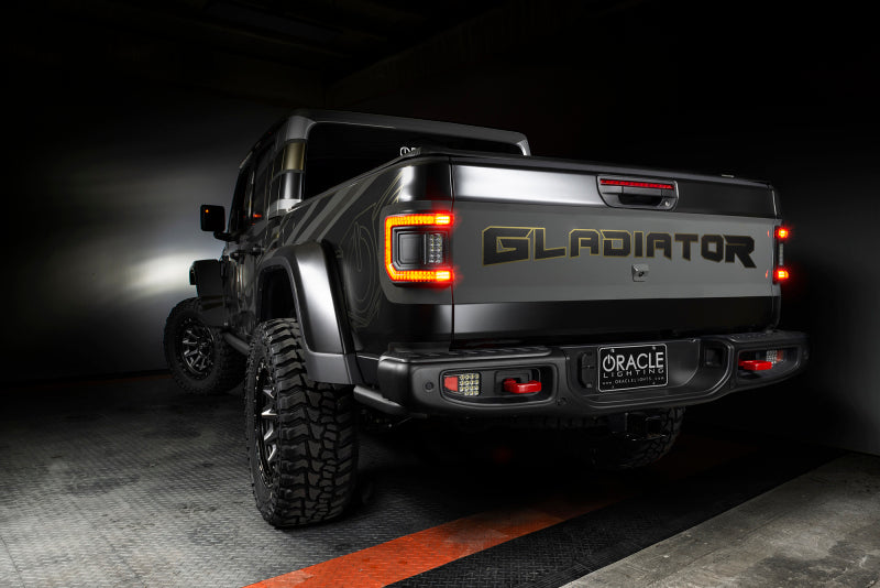 ORACLE Lighting Tail Lights Oracle 2020+ Jeep Gladiator JT Flush Mount LED Tail Lights -  Tinted Lens