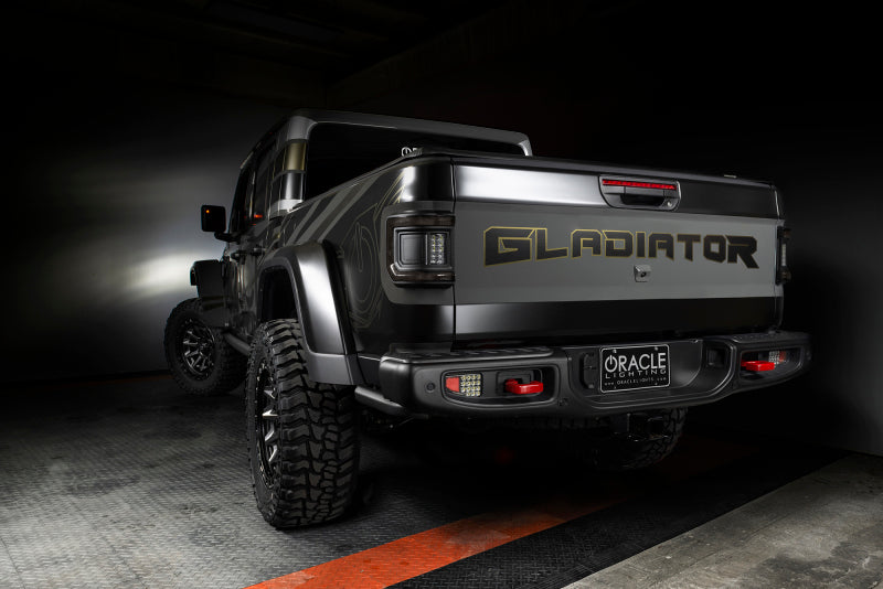 ORACLE Lighting Tail Lights Oracle 2020+ Jeep Gladiator JT Flush Mount LED Tail Lights -  Tinted Lens