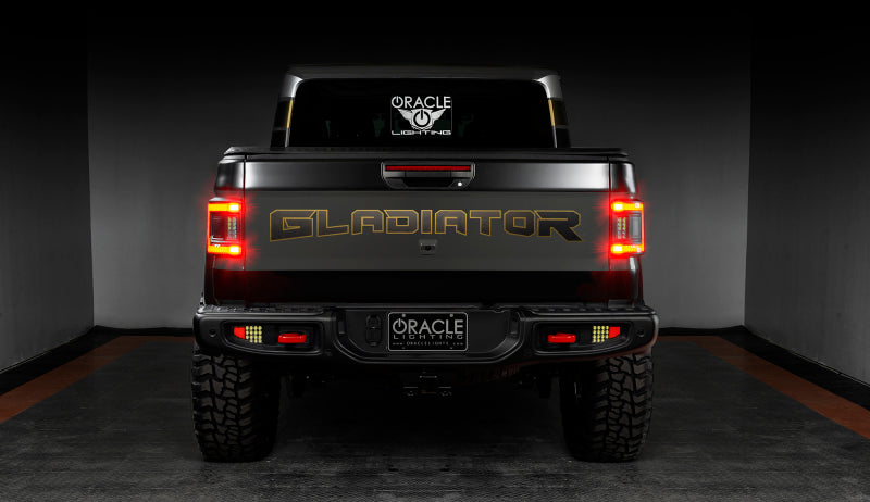 ORACLE Lighting Tail Lights Oracle 2020+ Jeep Gladiator JT Flush Mount LED Tail Lights -  Tinted Lens