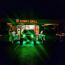 Load image into Gallery viewer, ORACLE Lighting Headlights Oracle 7in High Powered LED Headlights - Black Bezel - Green