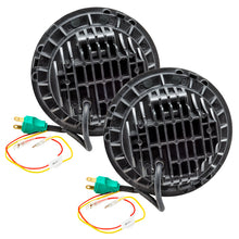 Load image into Gallery viewer, ORACLE Lighting Headlights Oracle 7in High Powered LED Headlights - Black Bezel - Green