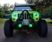 Load image into Gallery viewer, ORACLE Lighting Headlights Oracle 7in High Powered LED Headlights - Black Bezel - Green