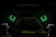Load image into Gallery viewer, ORACLE Lighting Headlights Oracle 7in High Powered LED Headlights - Black Bezel - Green