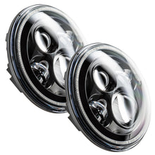 Load image into Gallery viewer, ORACLE Lighting Headlights Oracle 7in High Powered LED Headlights - Black Bezel - Green