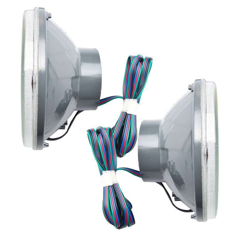 ORACLE Lighting Headlights Oracle 97-06 Jeep Wrangler TJ SMD HL - ColorSHIFT w/ BC1 Controller