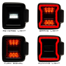 Load image into Gallery viewer, ORACLE Lighting Tail Lights Oracle Jeep Wrangler JL Black Series LED Tail Lights